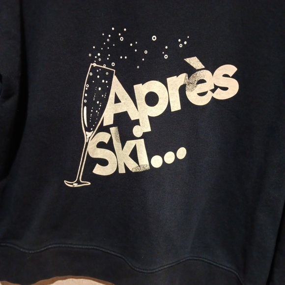 J.crew University terry "Après Ski" sweatshirt Semi New Size Xs - Picture 4 of 6